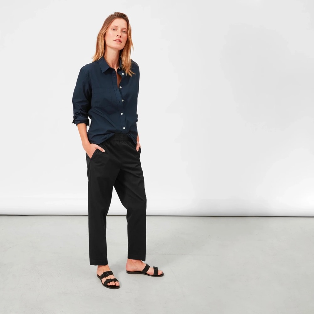 Everlane easy chino pull-on in black size 6